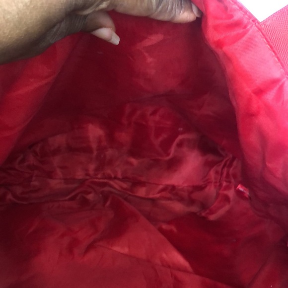 LANCÔME red, white, and blue striped cloth tote. - Picture 11 of 11